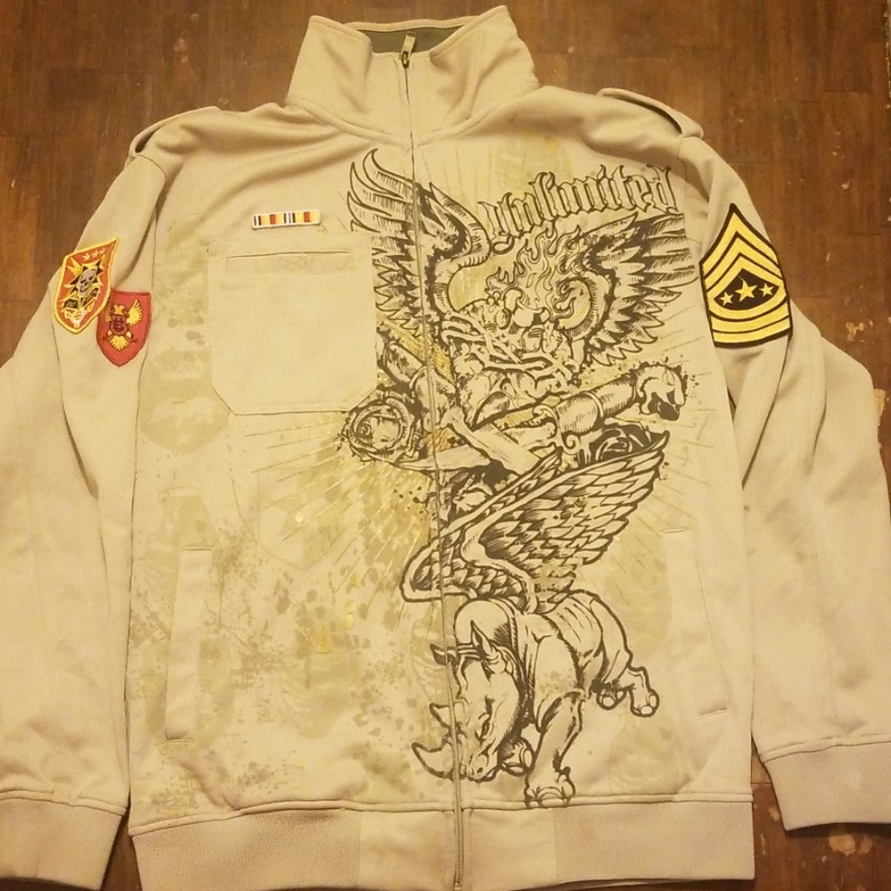 Ecko Unlimited Military Style Jacket